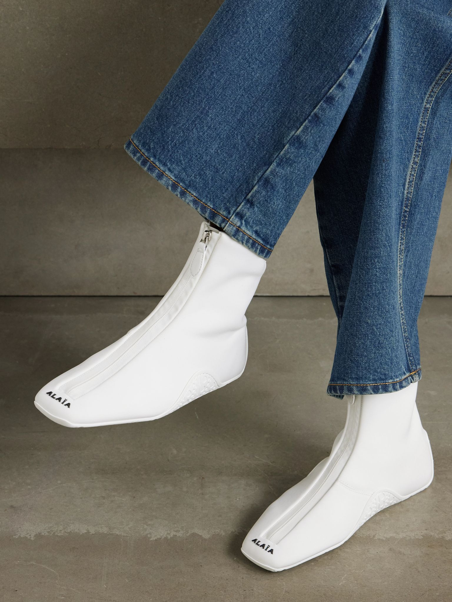 Basket neoprene high-top sneakers White - 2