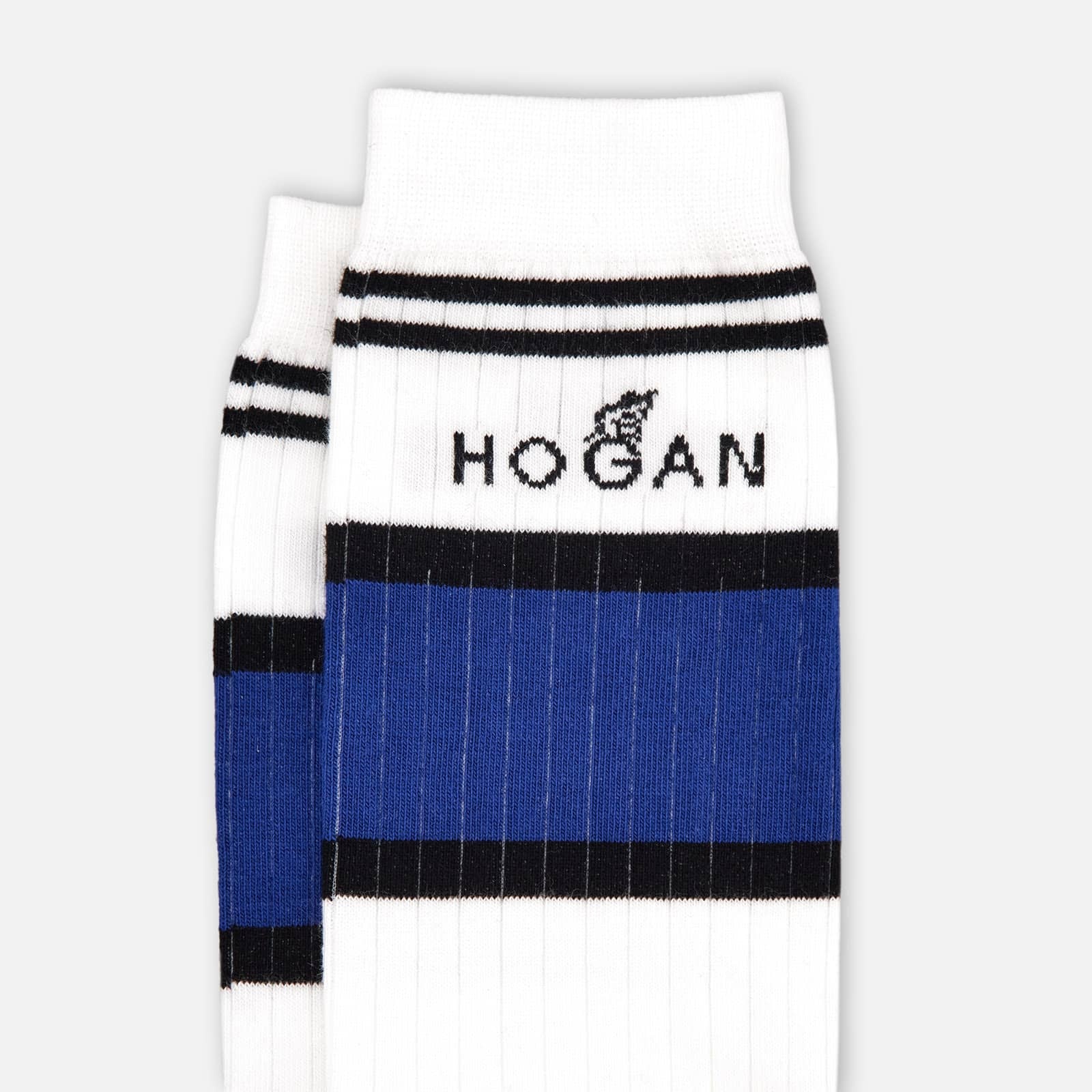 Hogan Socks White Blue Black - 2