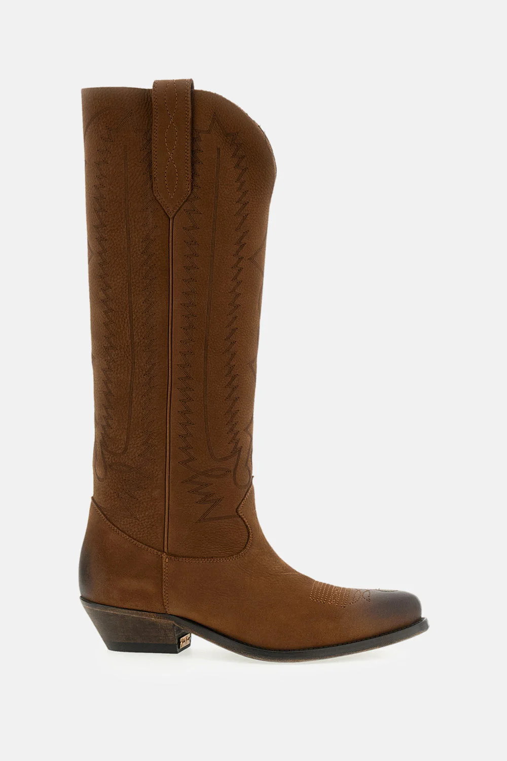 WISH STAR LEATHER LASER-ENGRAVED BOOTS - 1