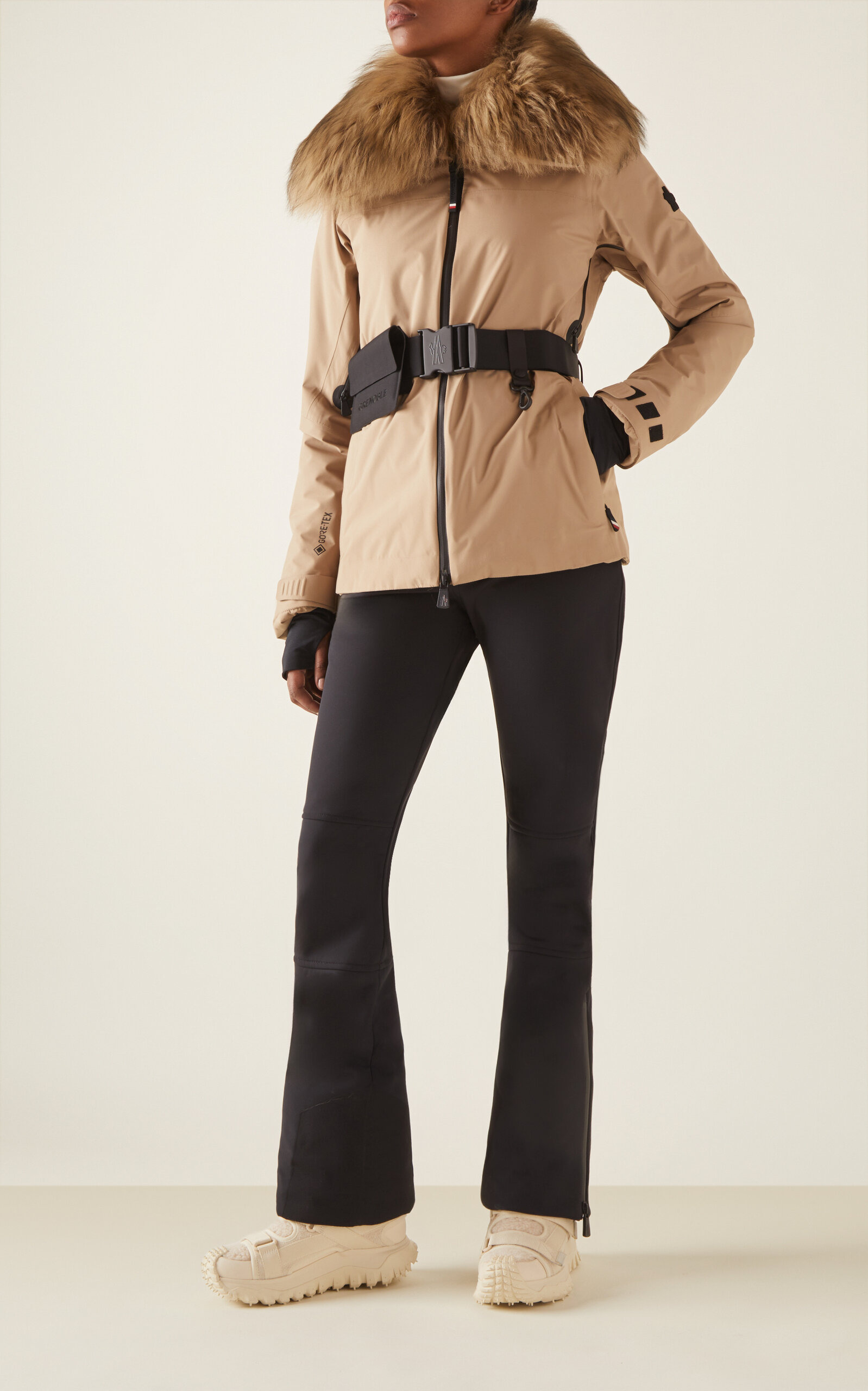 Vizelle Fur-Trimmed Gore-Tex Ski Jacket brown - 3