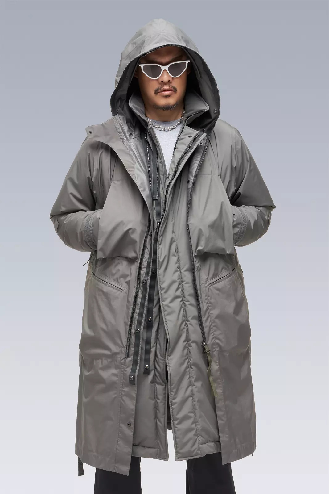 J93-GTPL 2L Gore-Tex Paclite Plus Parka Backer Gray - 6