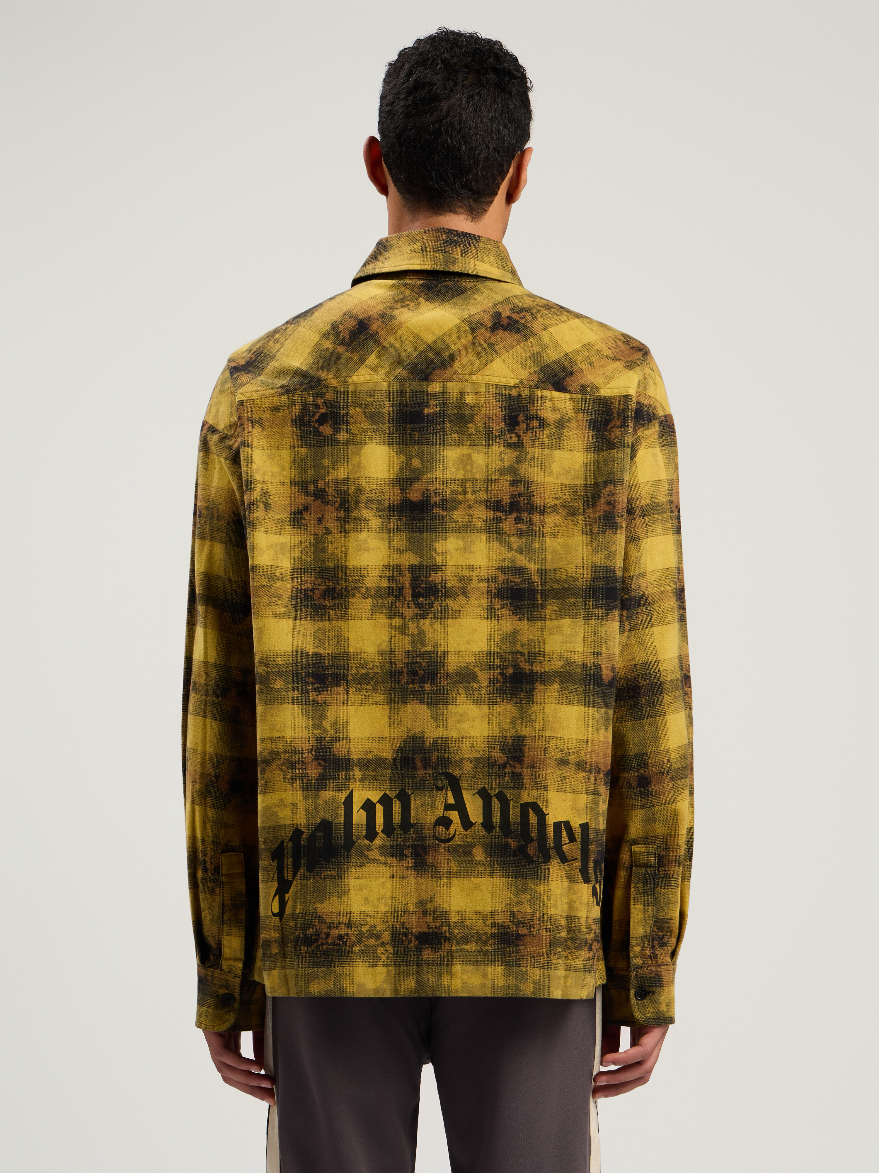 Curved Logo Check Shirt L/S - 5