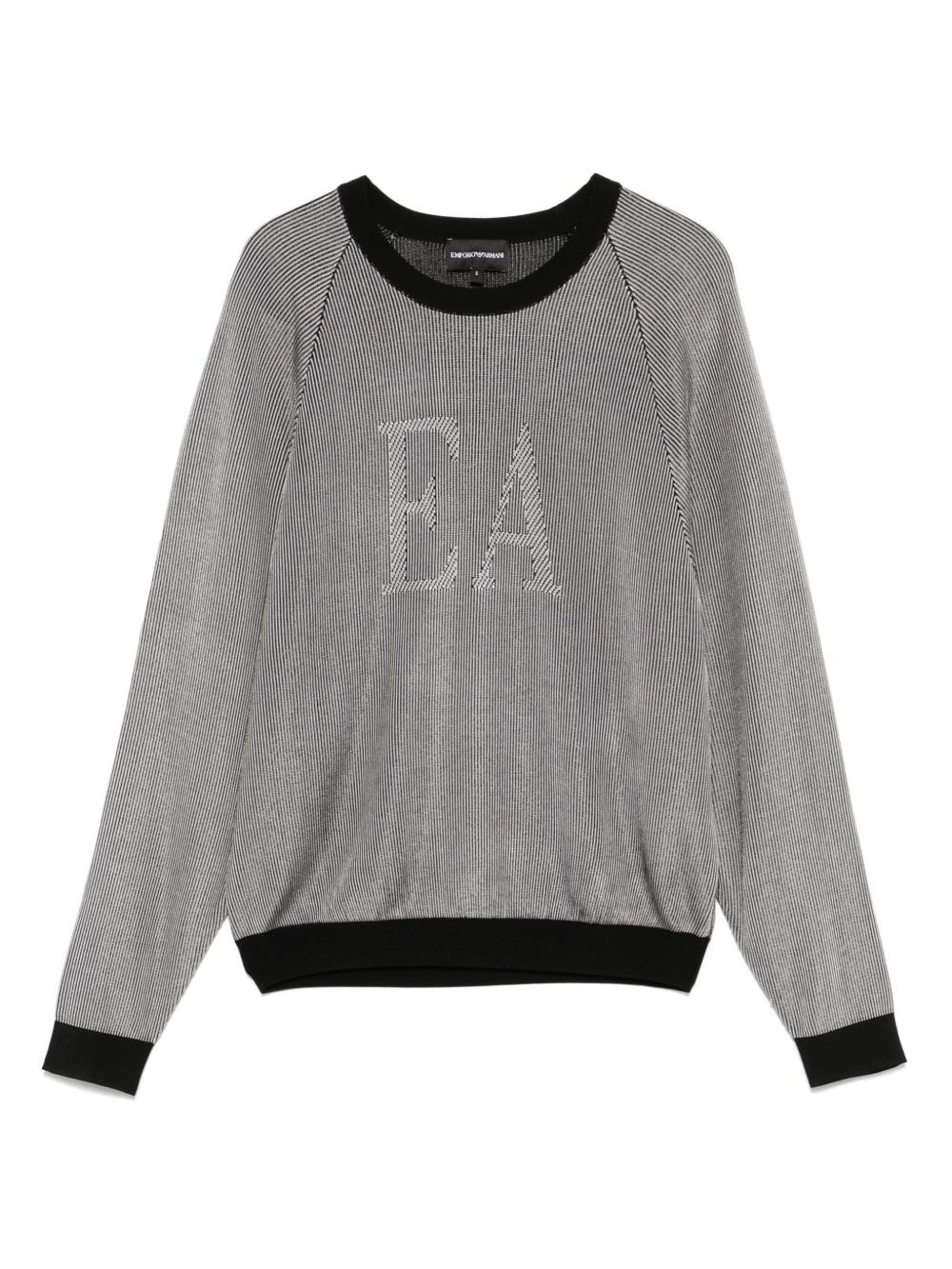 Logo striped sweater - 1