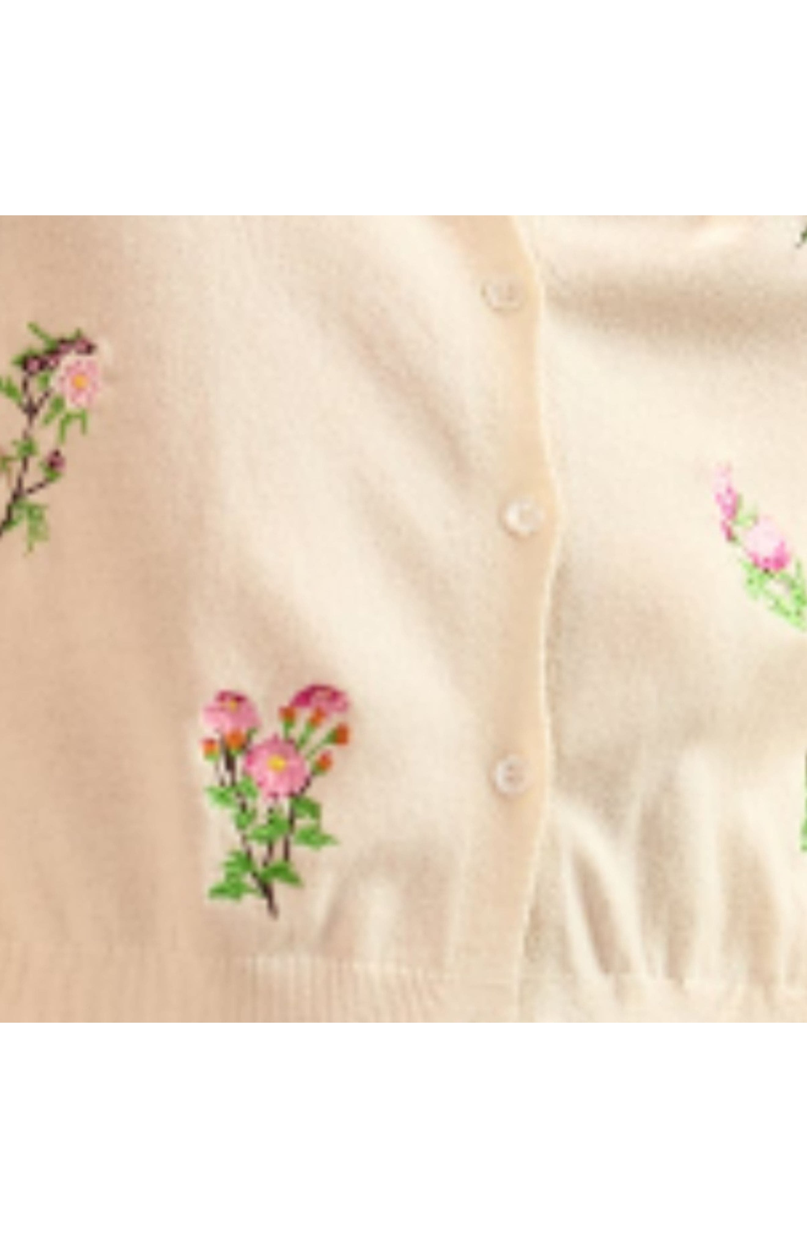 Cynthia Rowley Forget Me Not Cardigan in White Multi at Nordstrom - 3