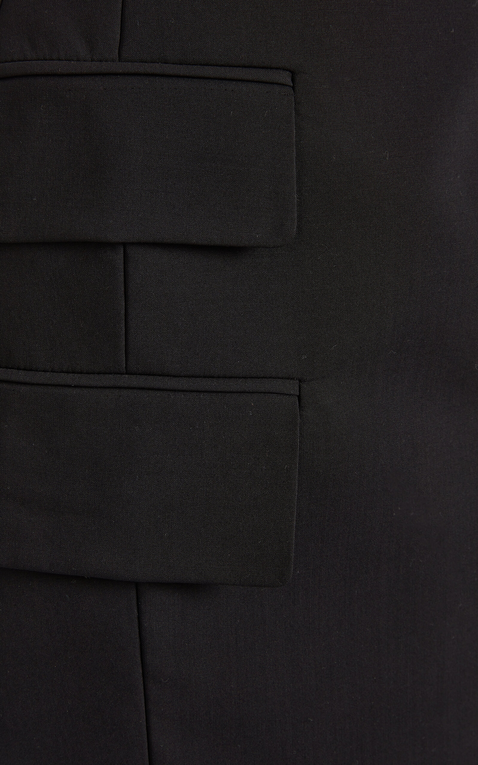 Basque Skirt With Organza Layer black - 4