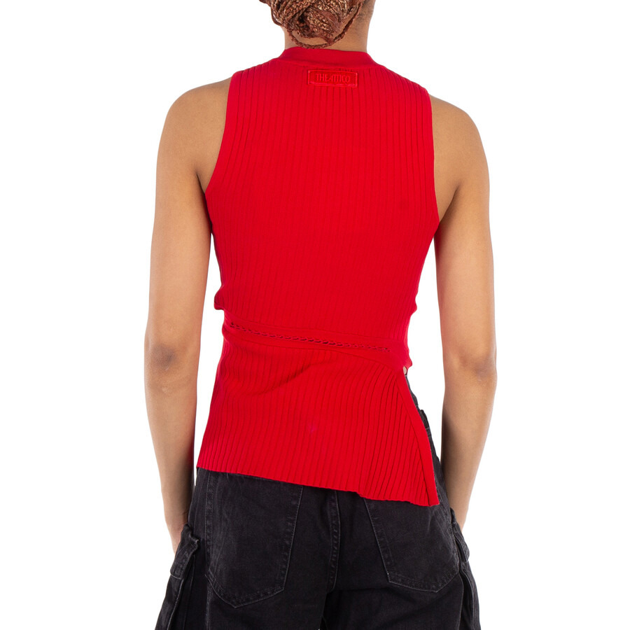 The Attico Cut Detail Sleeveless Top - 4