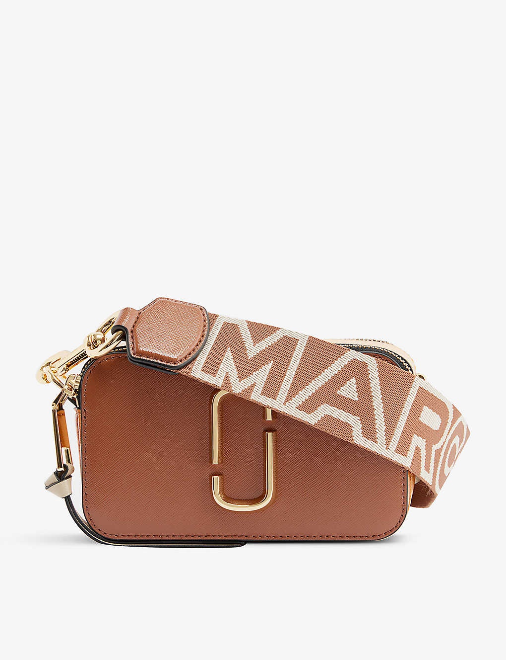 Snapshot leather cross-body bag - 1