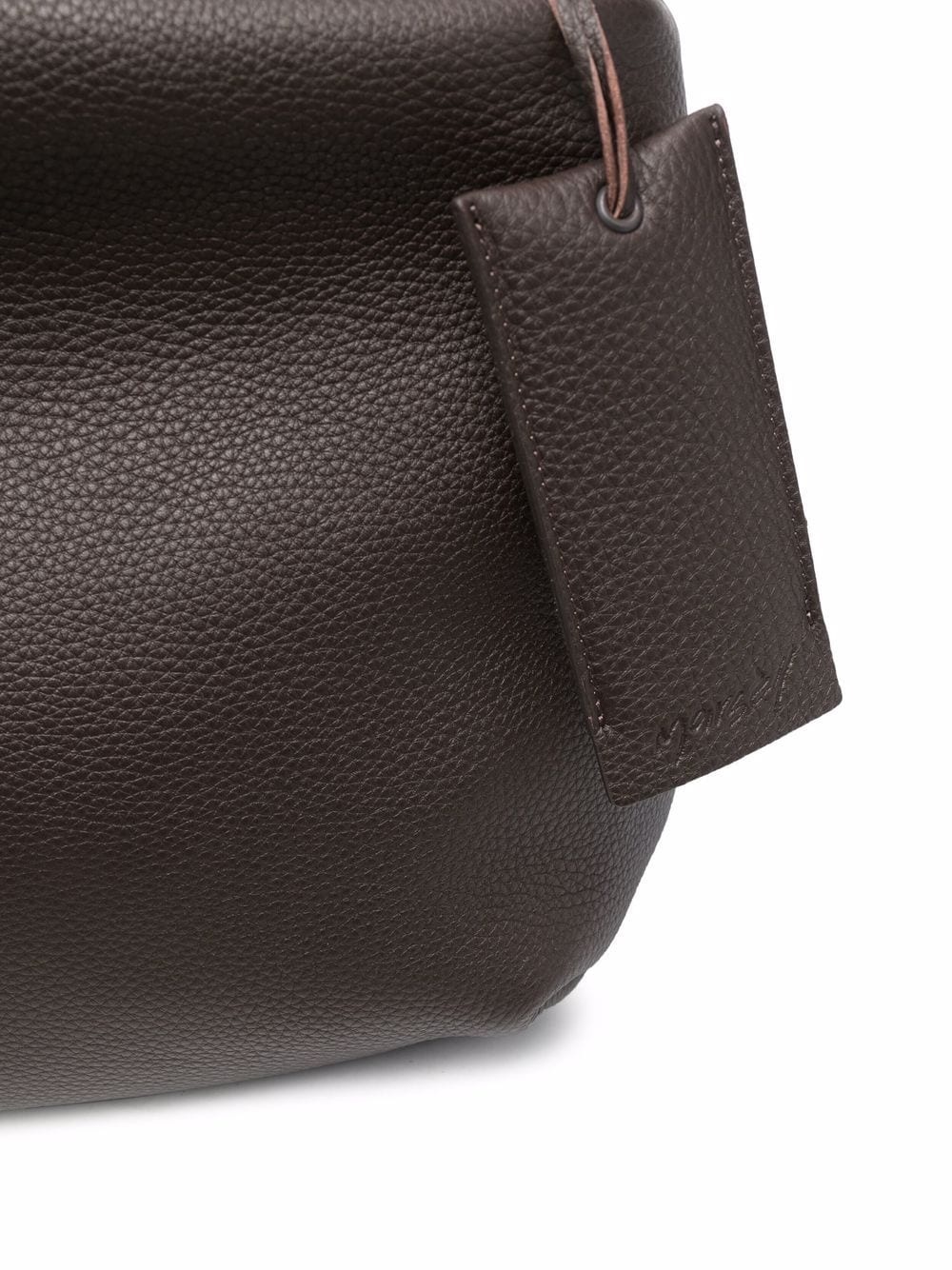 asymmetric leather shoulder bag - 4