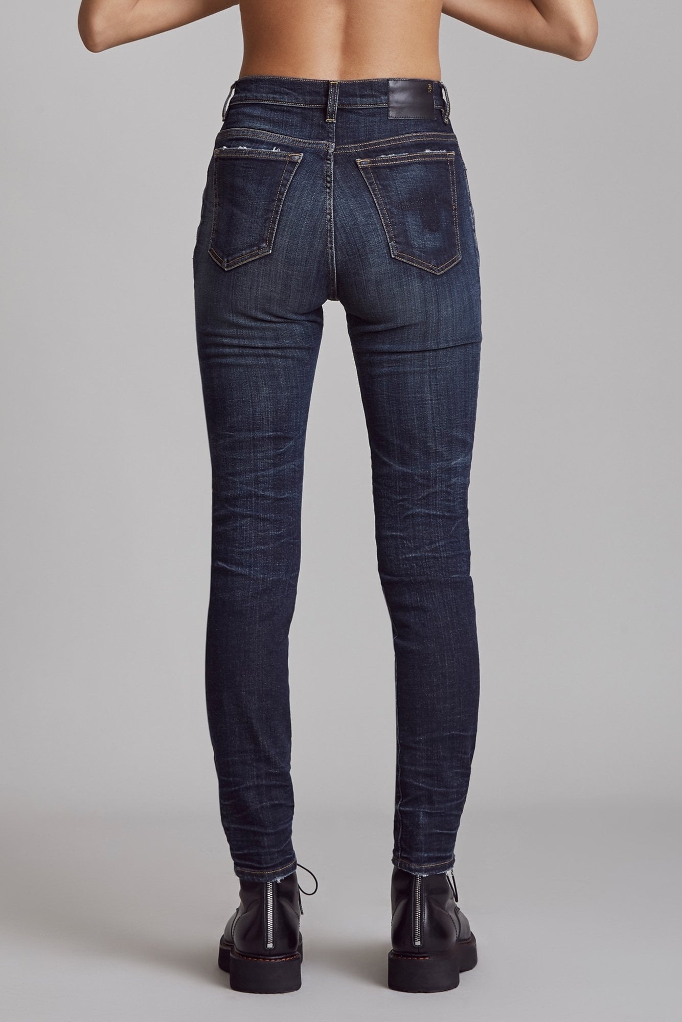 High Rise Skinny - Howell Indigo | R13 Denim - 4