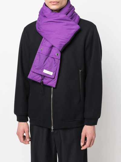 Mackintosh two-tone fleece scarf outlook