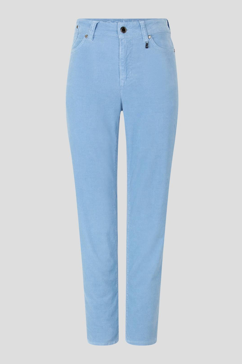 JULIE 7/8 CORDUROY PANTS IN LIGHT BLUE 1