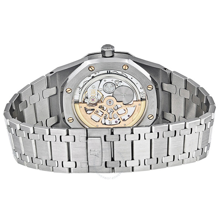 Pre-owned Audemars Piguet Royal Oak Jumbo White Guilloche Dial Men's Watch 15202ST.OO.0944ST.01 - 3
