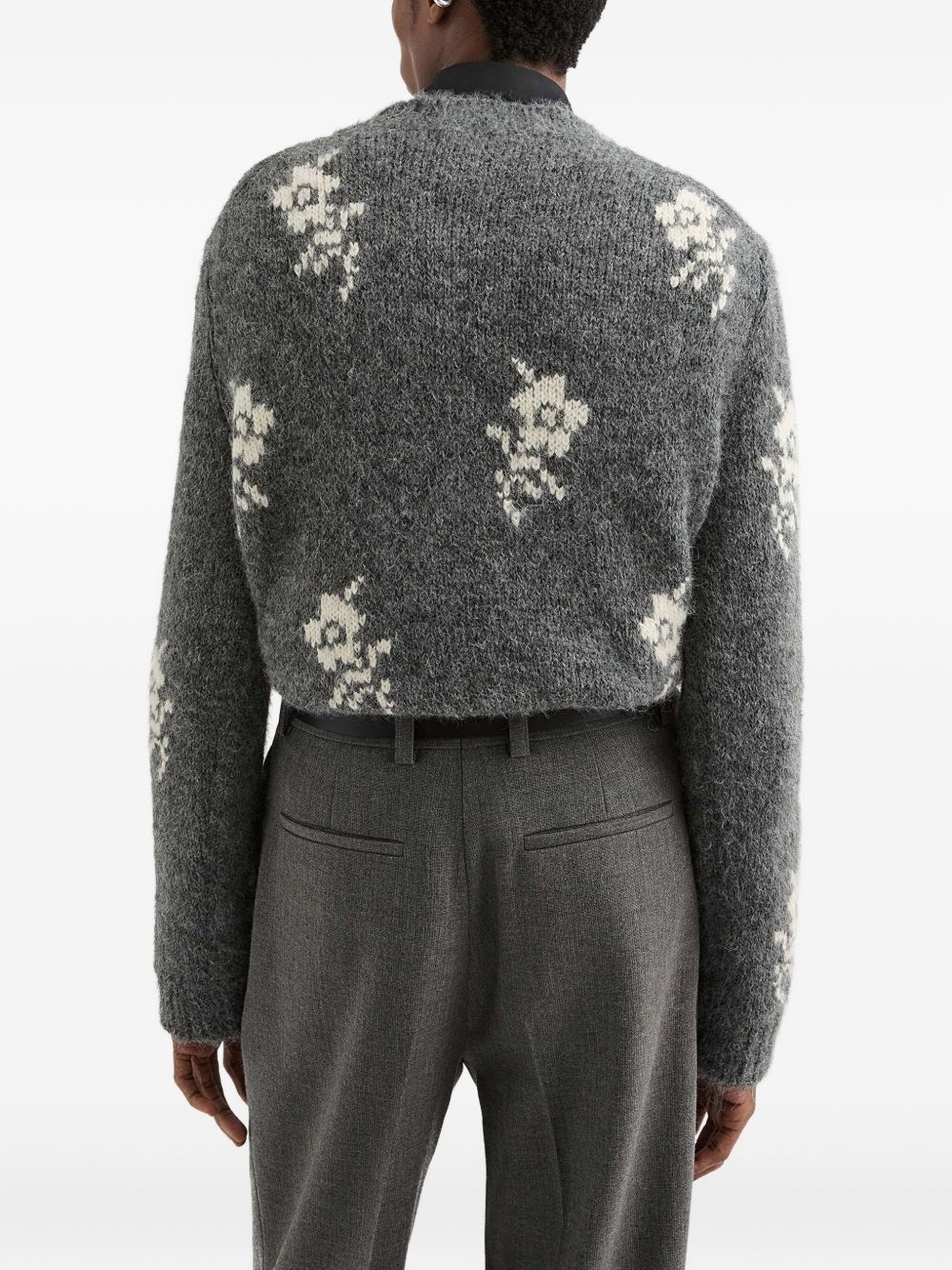 floral sweater - 4