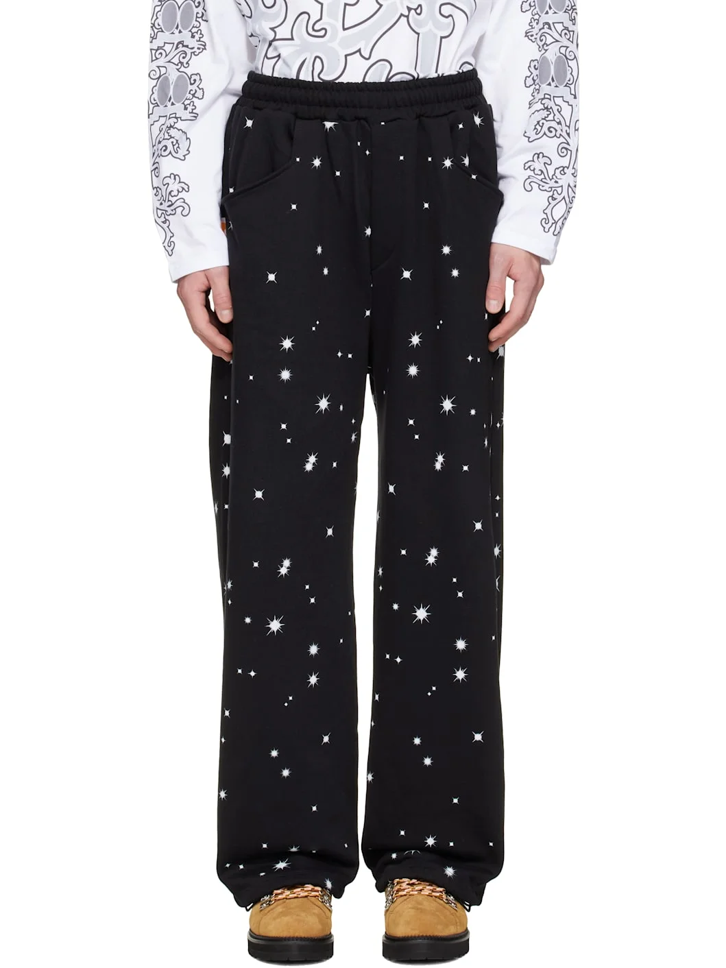 Black Jojo Italian Recipe Sweatpants - 1