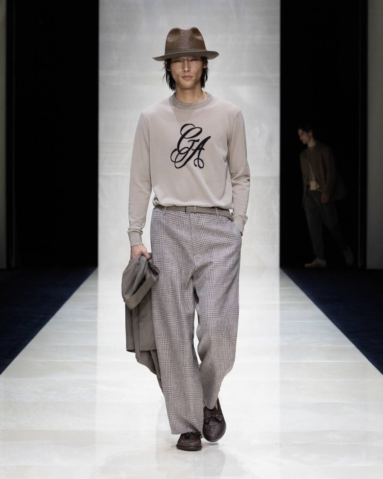VIRGIN-WOOL, CREW-NECK JUMPER WITH LOGO - 7