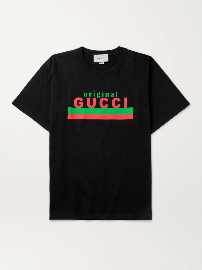 Logo-Print Cotton-Jersey T-Shirt - 1