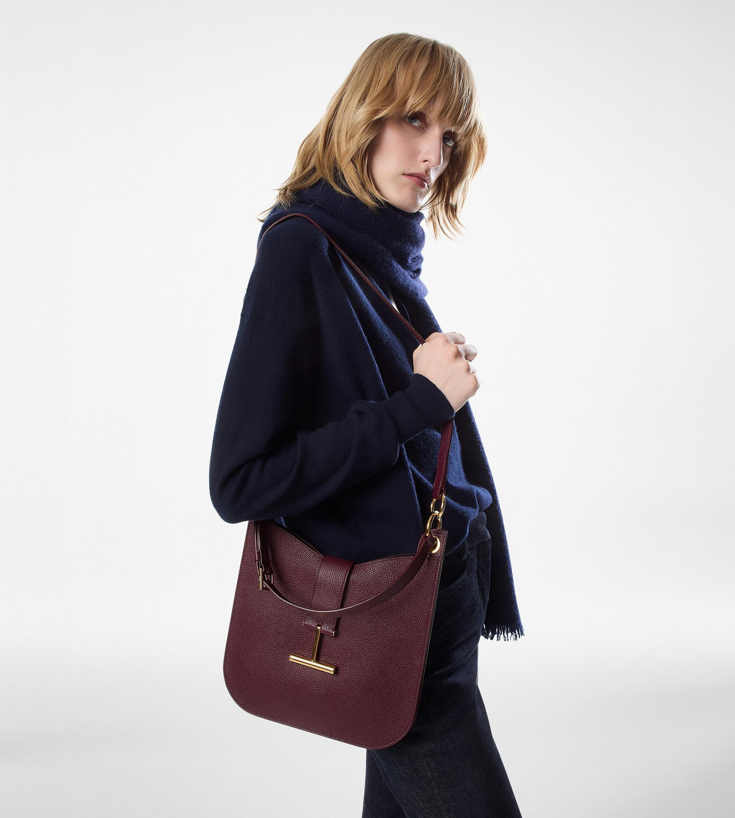 GRAIN LEATHER TARA SMALL CROSSBODY - 5
