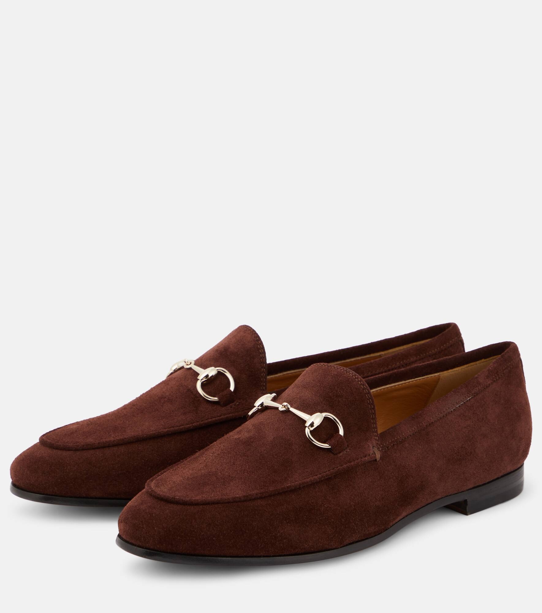 Gucci Jordaan Horsebit suede loafers - 5
