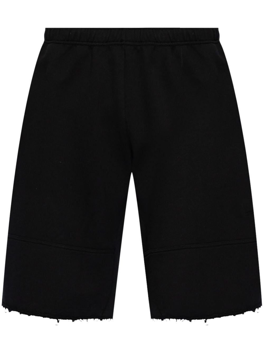 raw-cut cotton bermuda shorts - 1