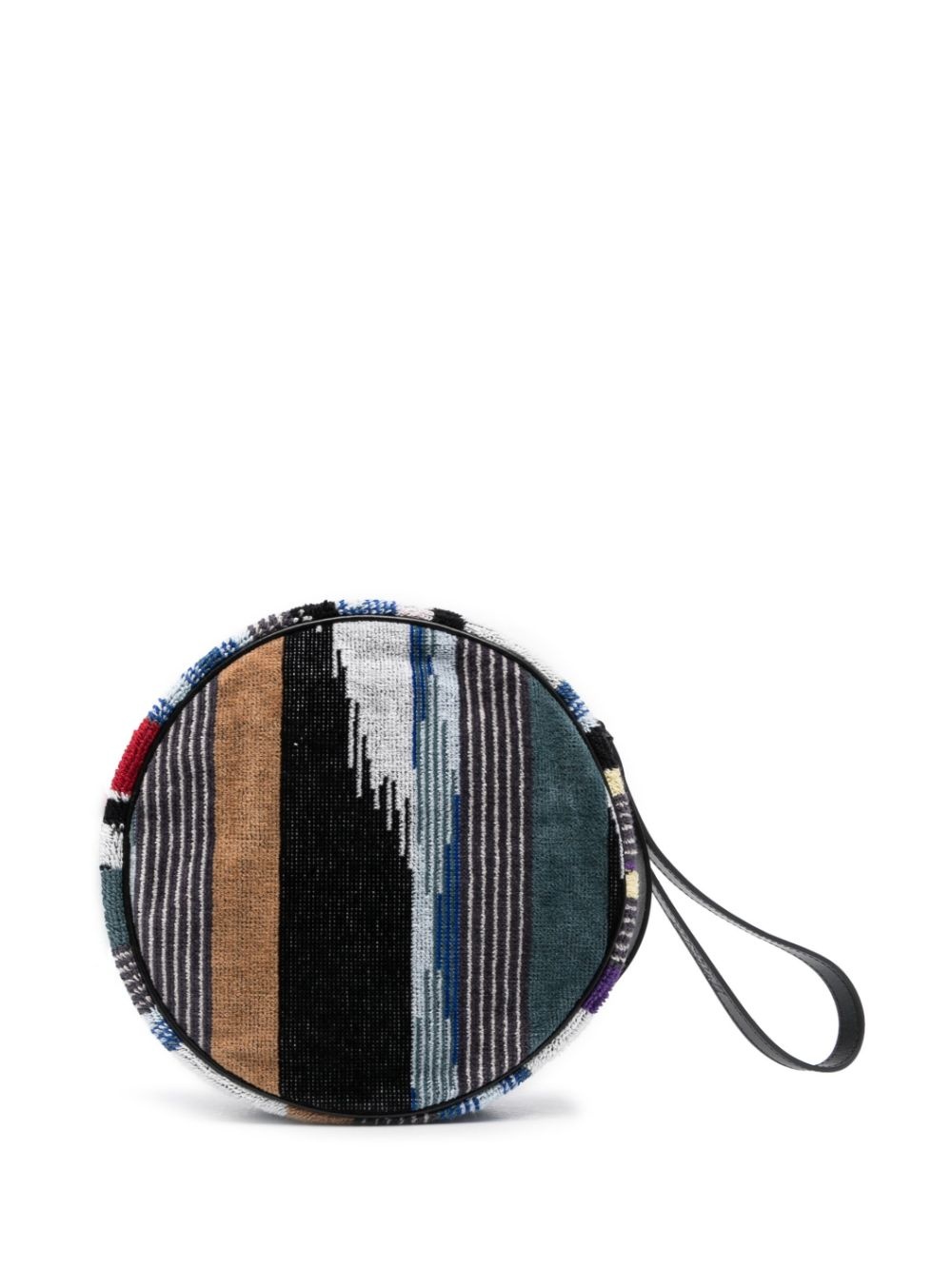jacquard terry-cloth wash bag - 2