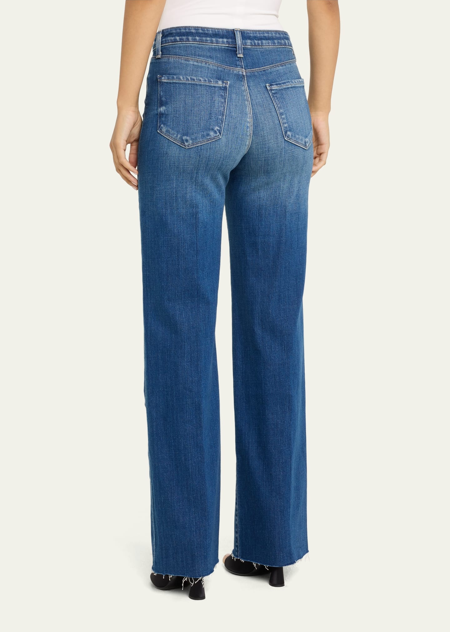 Scottie High Rise Wide-Leg Jeans - 3