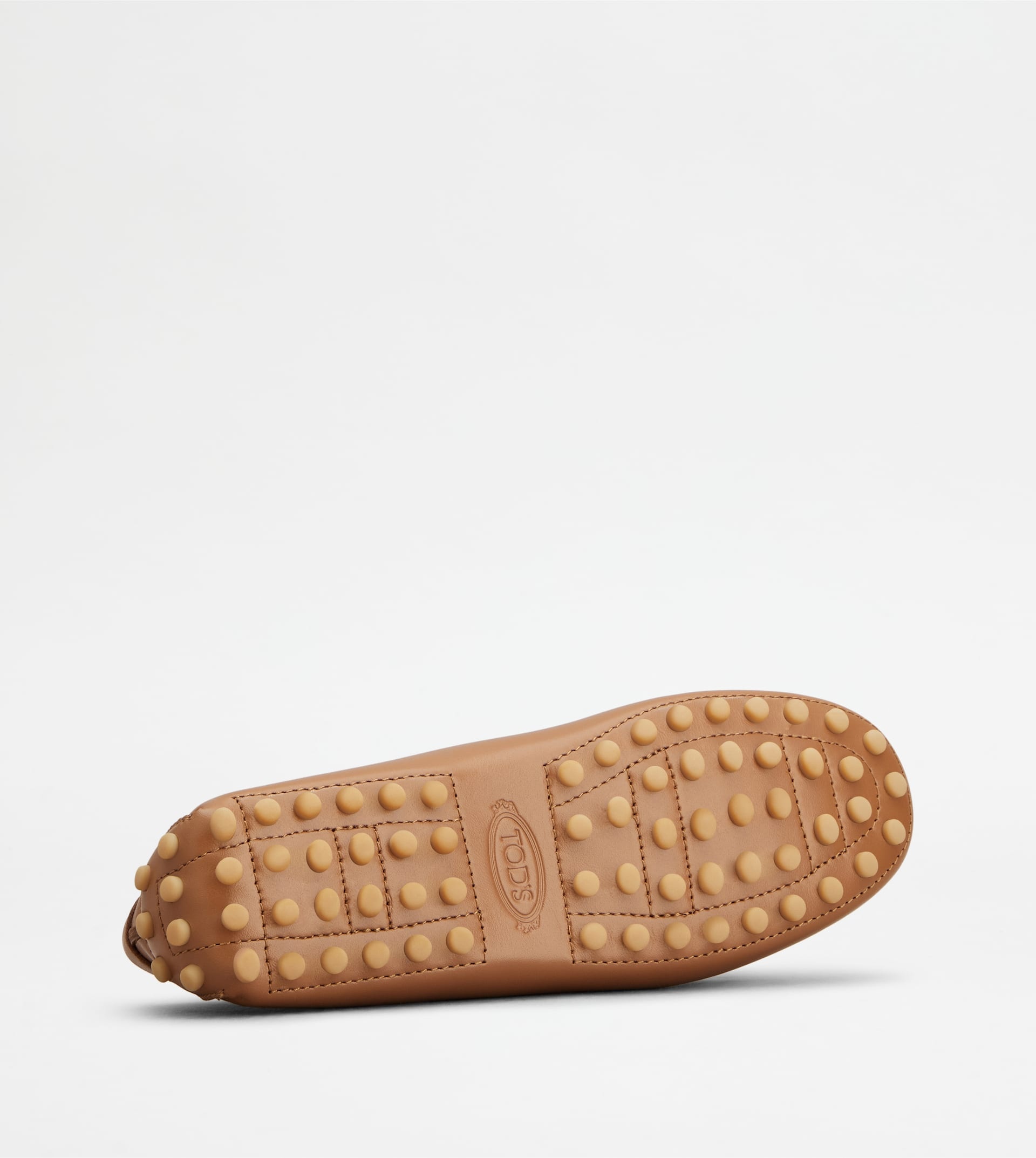 GOMMINO DRIVING SHOES IN LEATHER - BROWN - 4