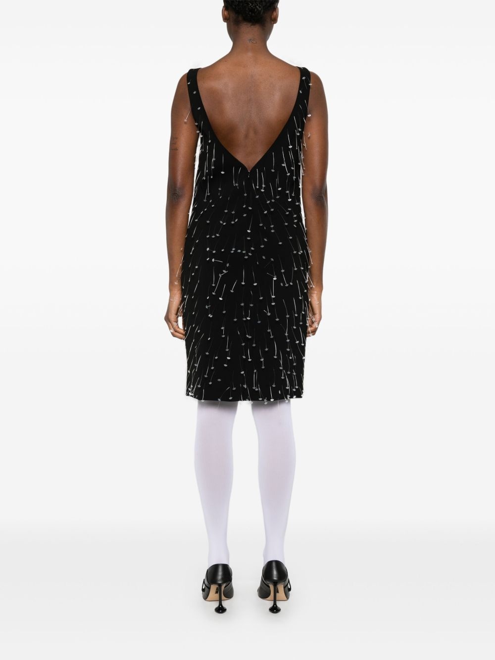 tagging-barbs mini dress - 4