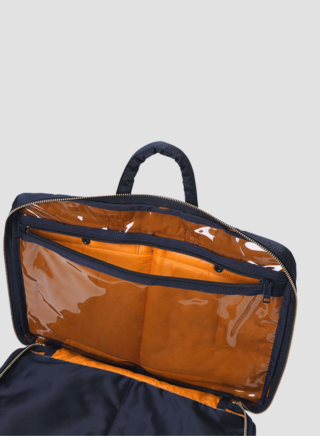 Porter-Yoshida & Co Tanker 2Way Briefcase in Iron Blue - 11