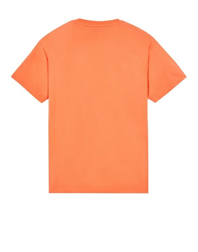 Stone Island 21213 COTTON JERSEY_GARMENT DYED ORANGE outlook