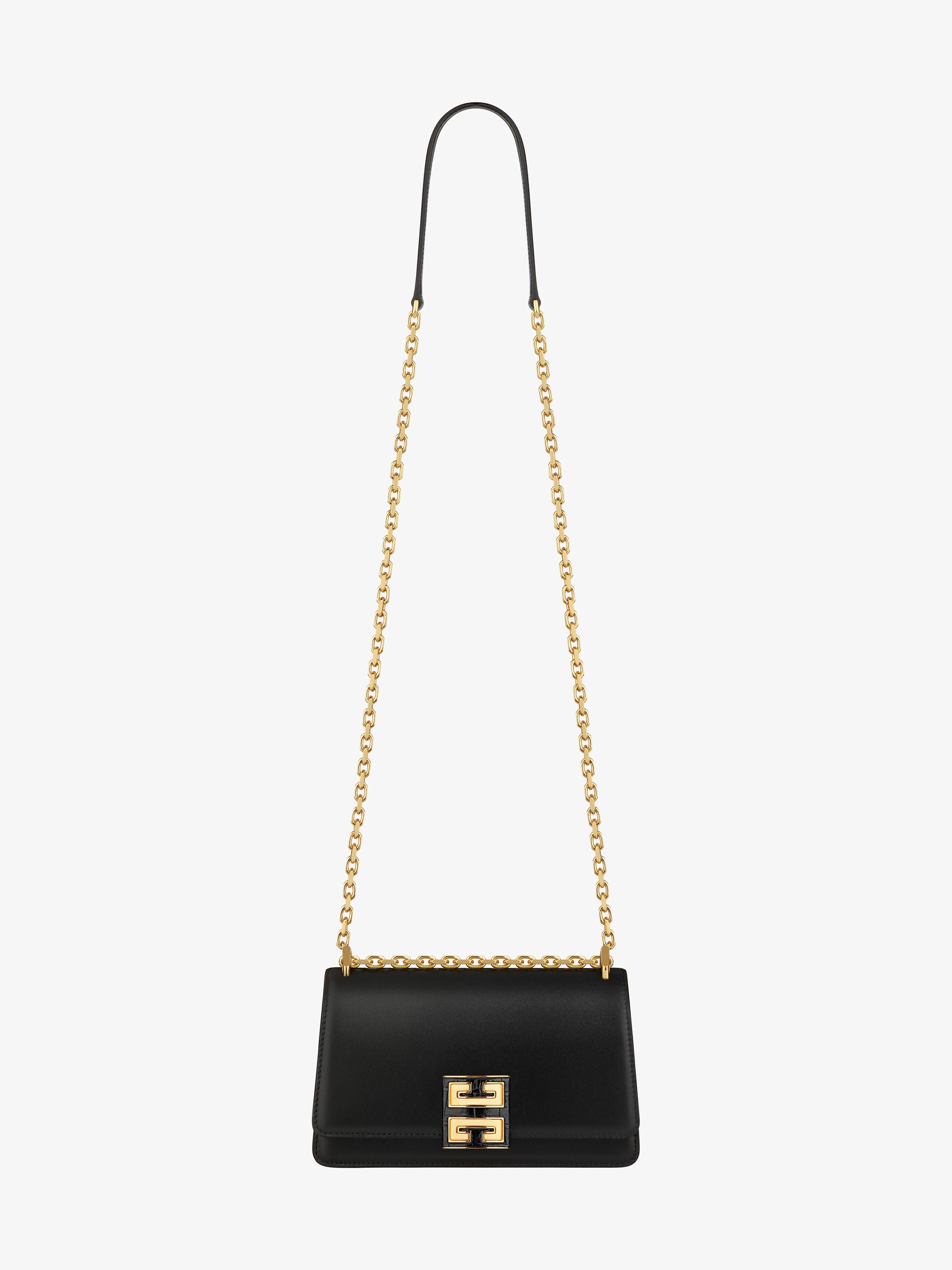 SMALL 4G BAG IN LEATHER WITH CHAIN - 3