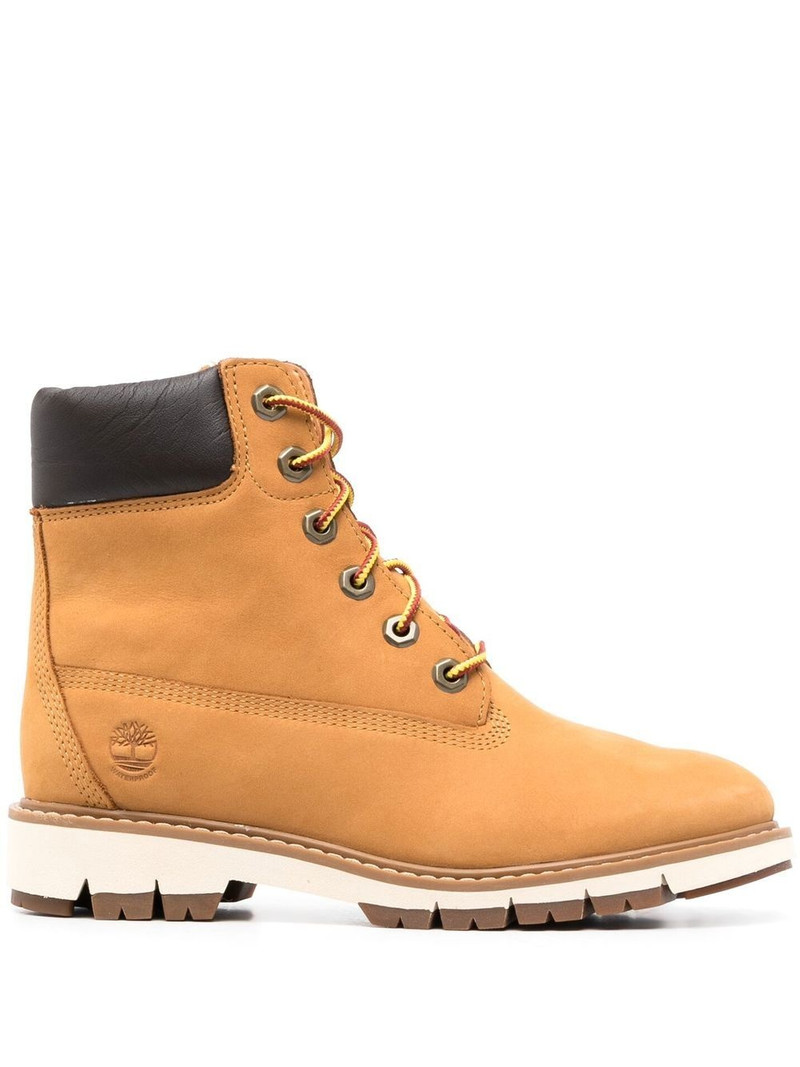 Lucia lace-up suede boots - 1