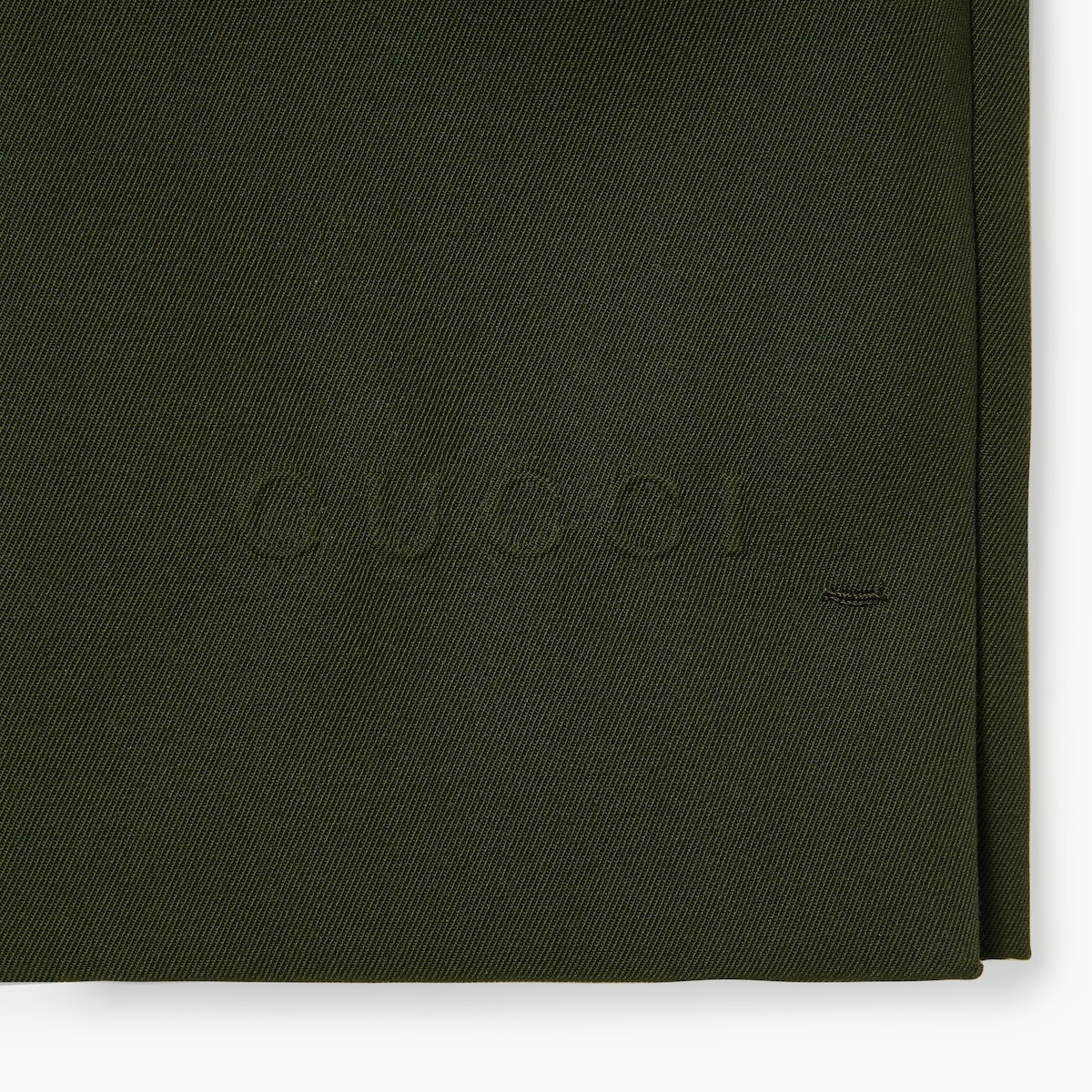 Embossed wool gabardine jacket - 7