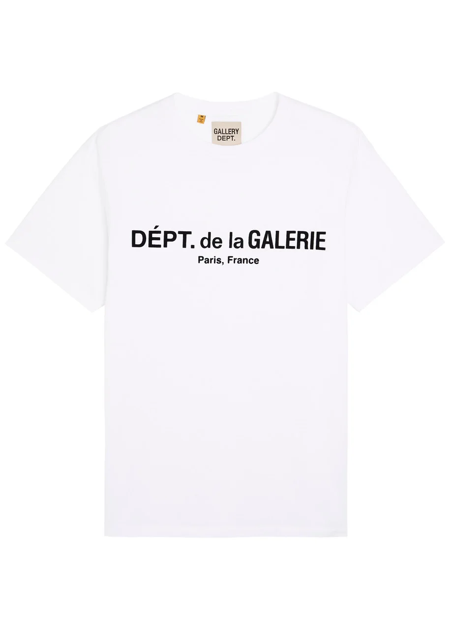 Gallery Dept. Logo Appliqué Cotton T-shirt - 1