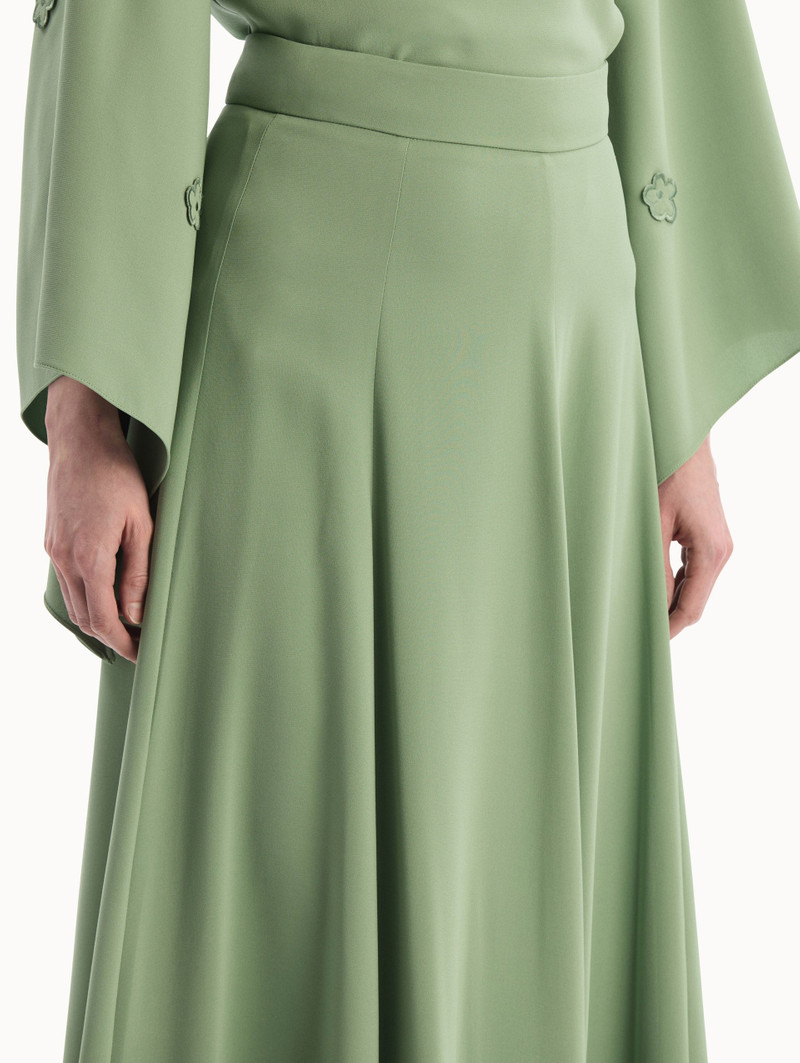 SILK GEORGETTE MIDI SKIRT 6