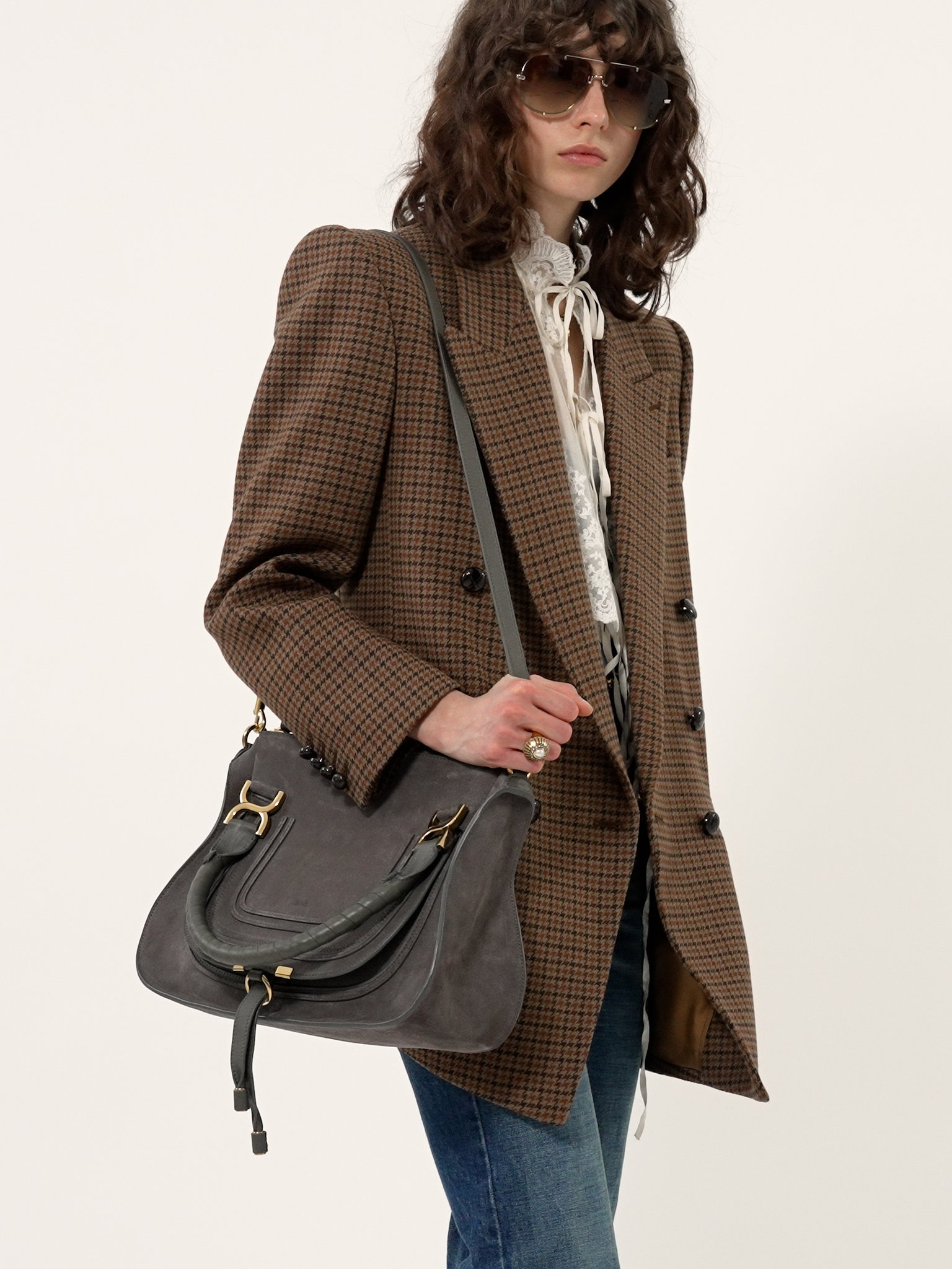 MARCIE BAG IN SUEDE LEATHER - 4