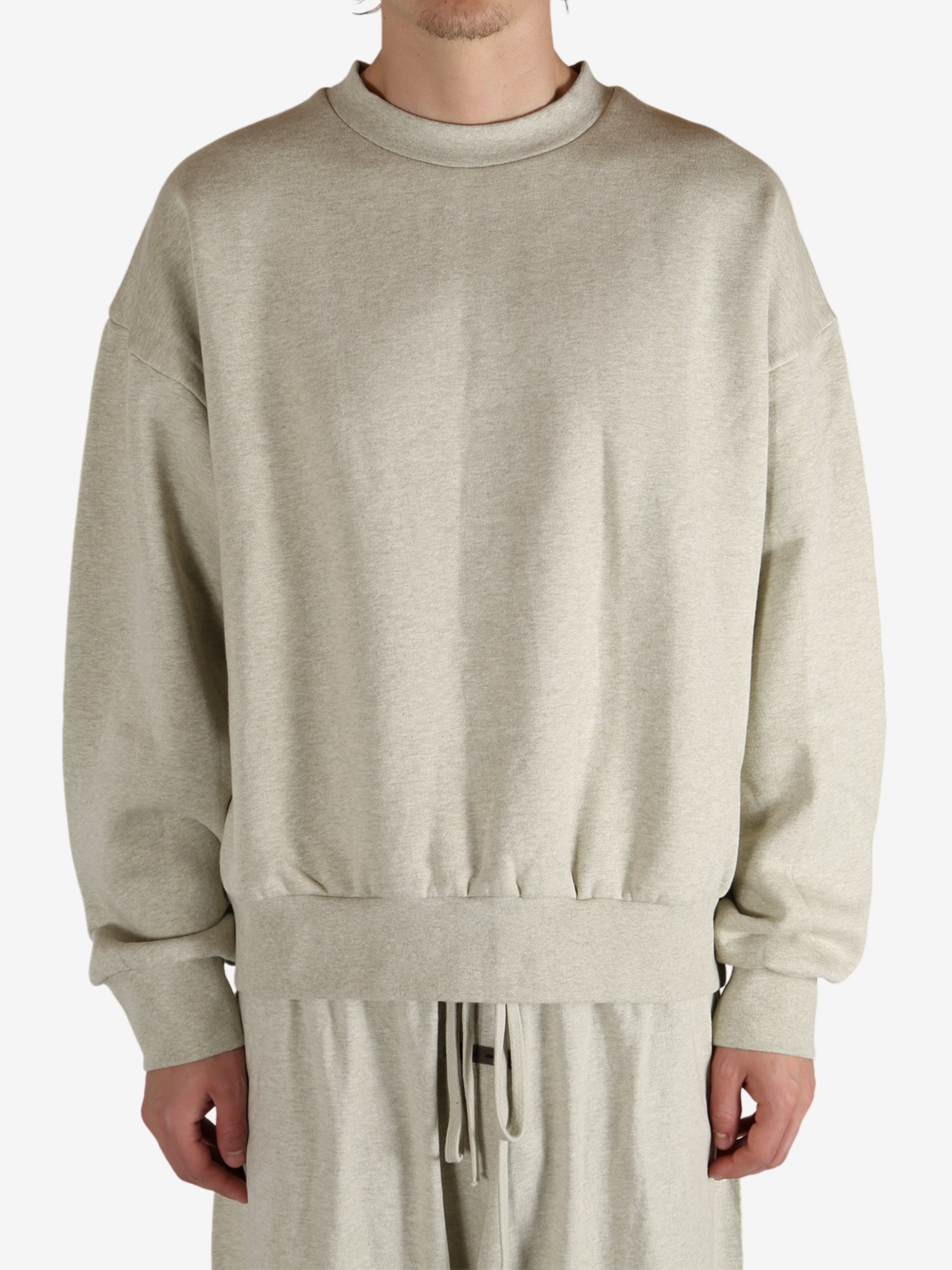 FEAR OF GOD ESSENTIALS - Men Classic Fit Fleece Crewneck - 2