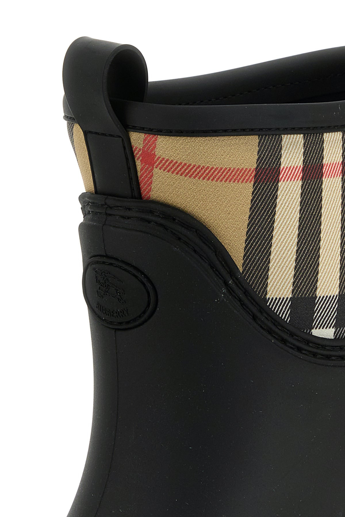 Black rubber Marsh Stamp ankle boots - 4