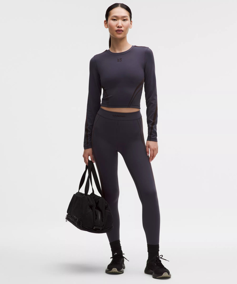 lululemon Wunder Train Cropped Long-Sleeve Shirt *Flocked outlook