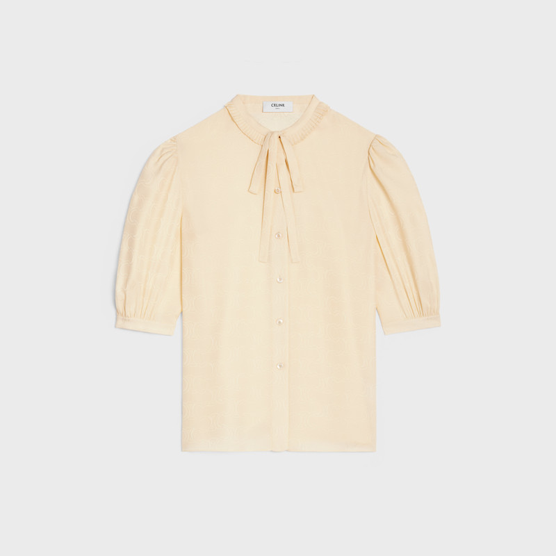 Lavallière blouse in silk 1