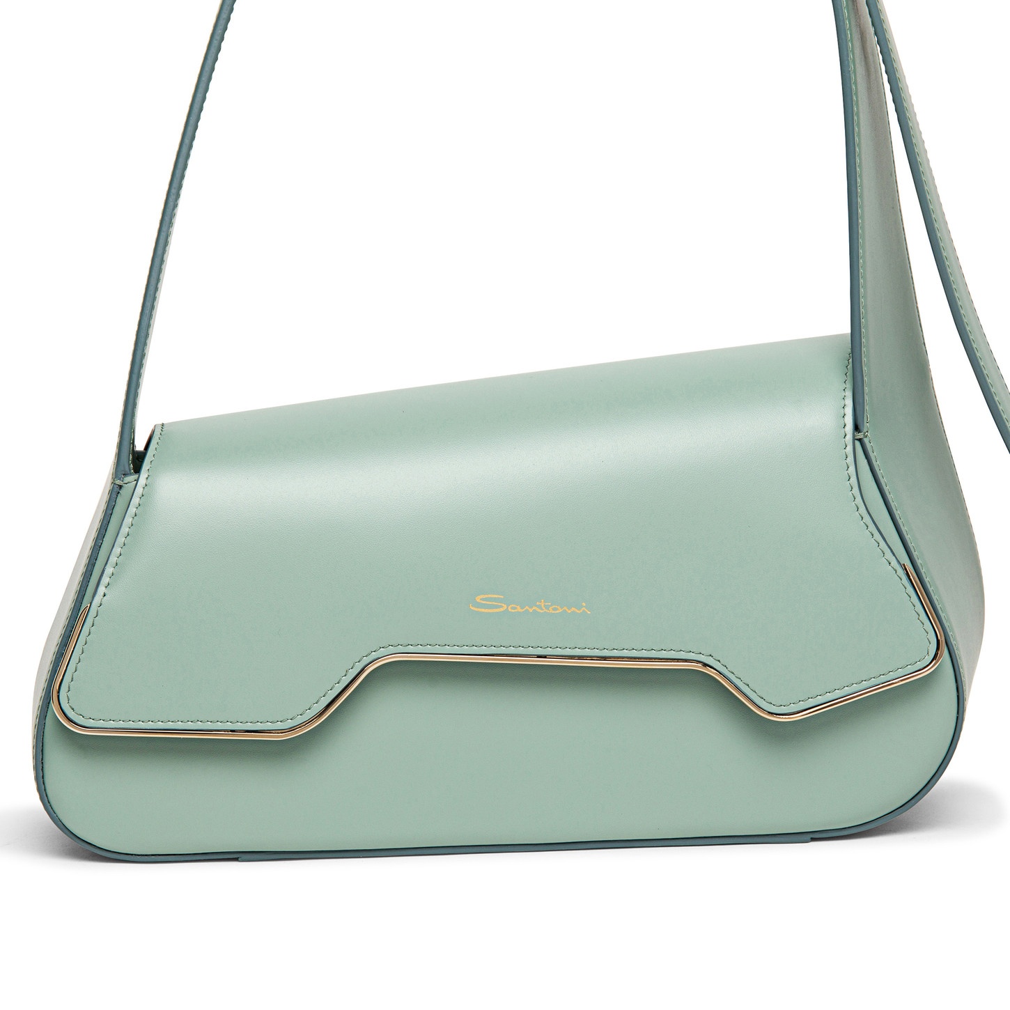 Teal leather ThePluto bag - 5