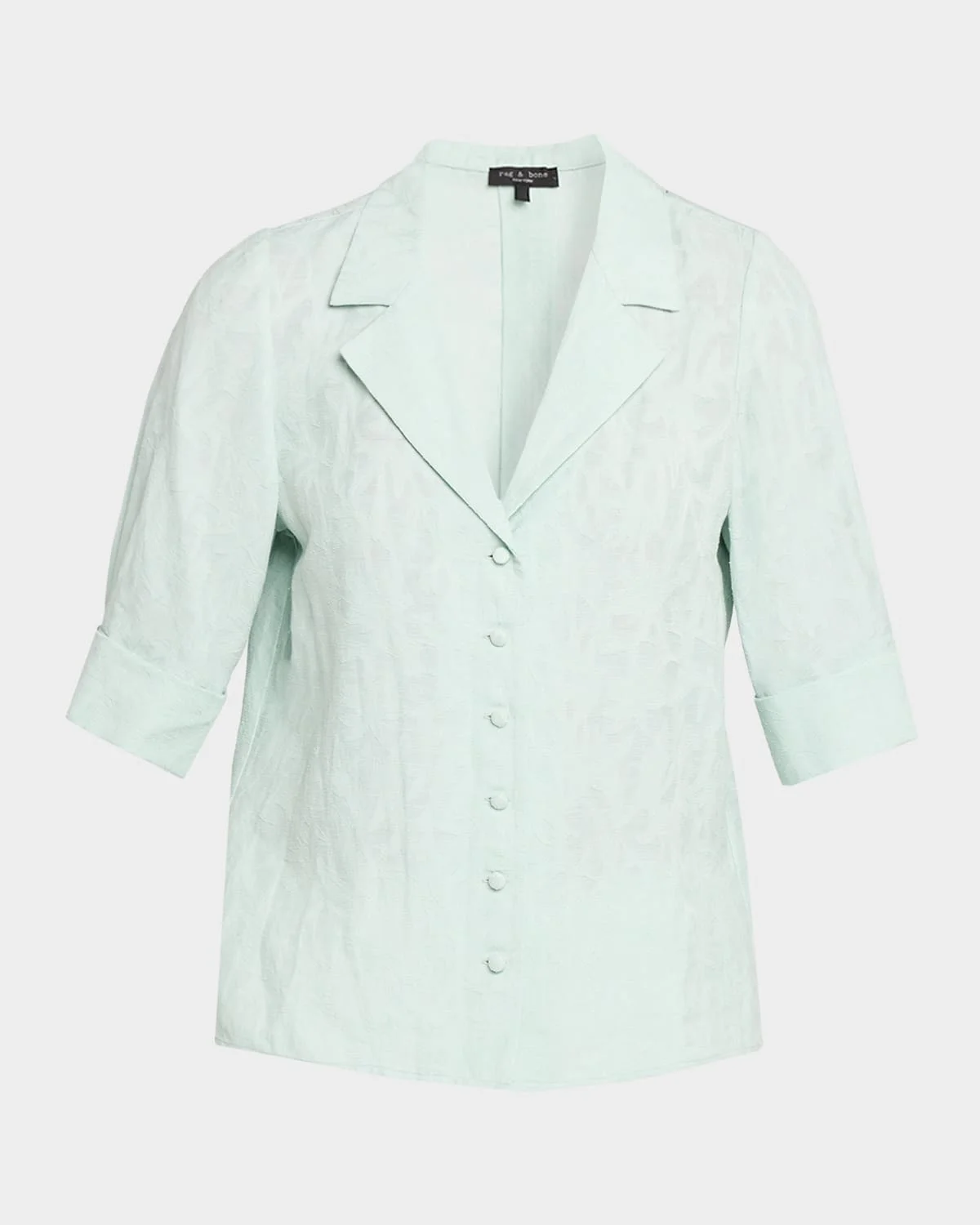 Carmella Puff-Sleeve Blouse - 1