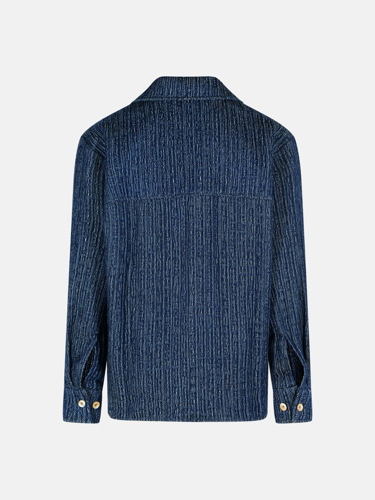 'WES' BLUE COTTON SHIRT - 3