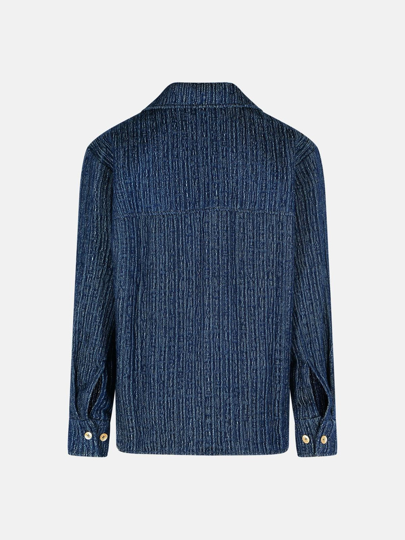 Séfr 'WES' BLUE COTTON SHIRT outlook