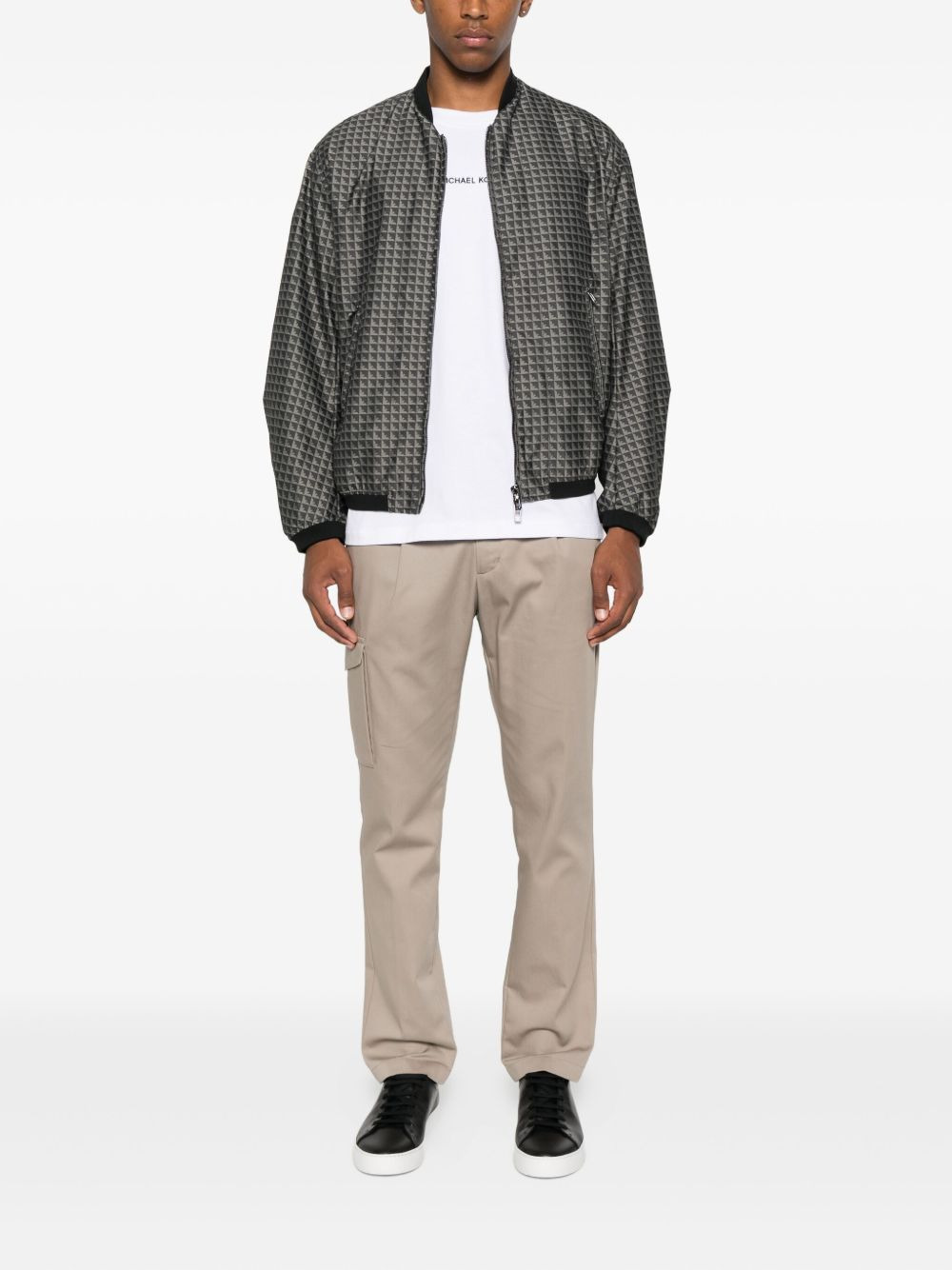Allover Logo Bomber Jacket - 2