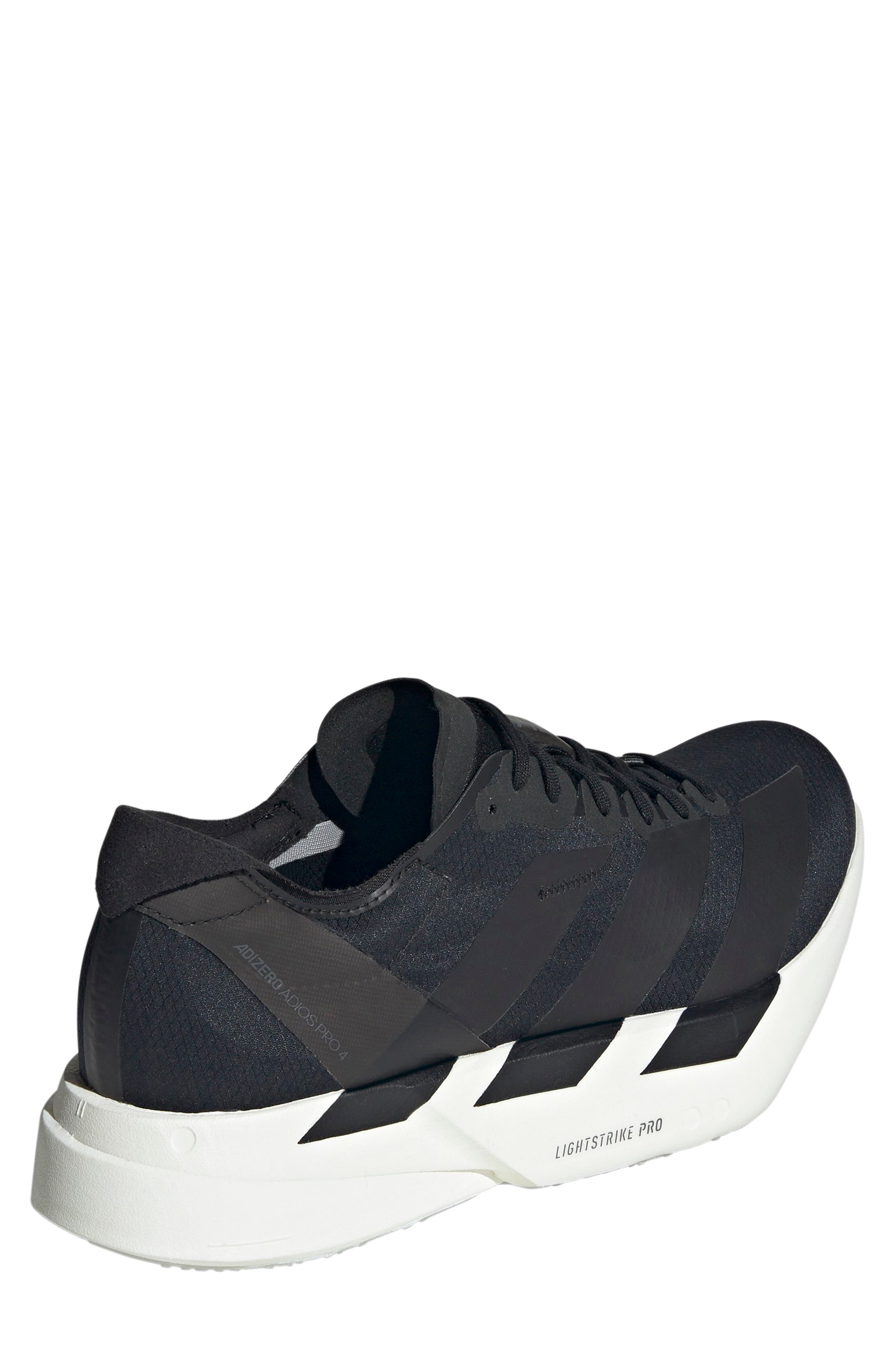 adidas Gender Inclusive Adios 9 Pro 4 Running Sneaker in Black/Black/Grey at Nordstrom - 2