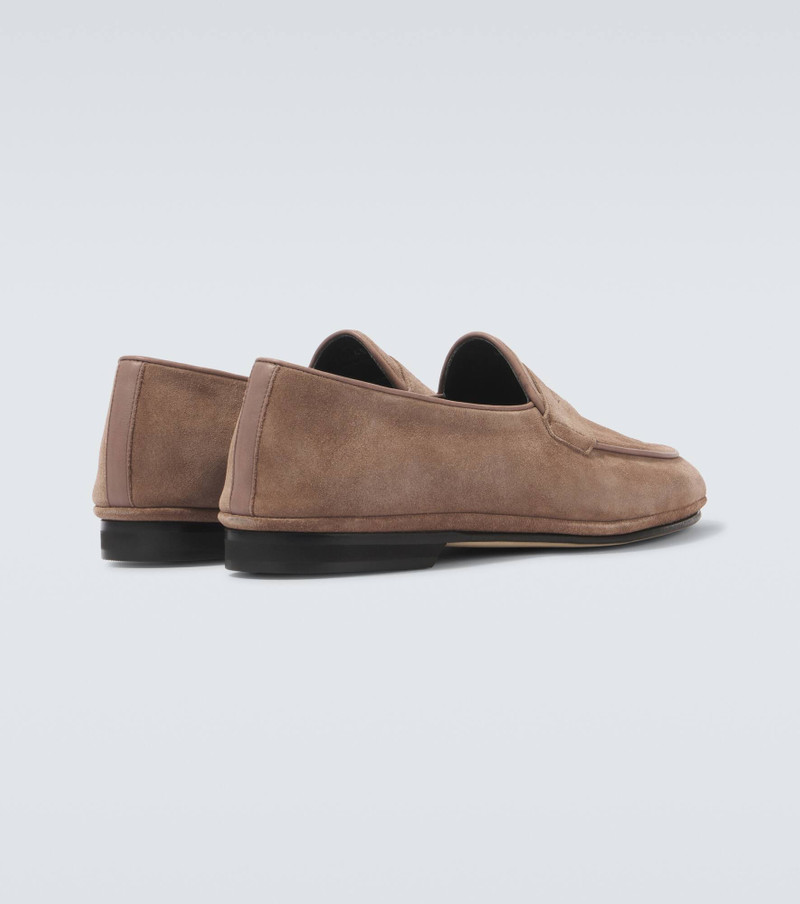 Suede penny loafers 6