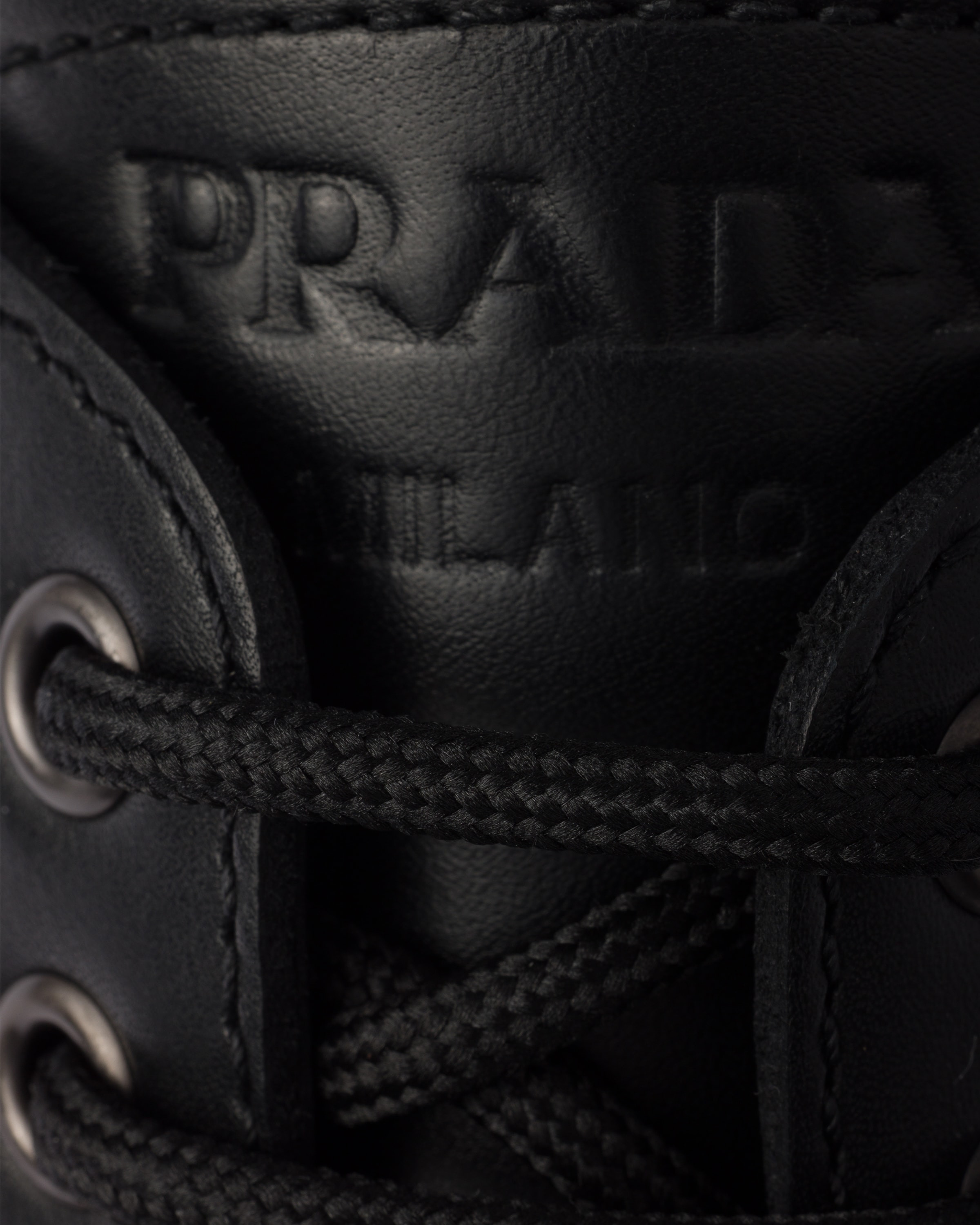 Laced leather loafers - 6