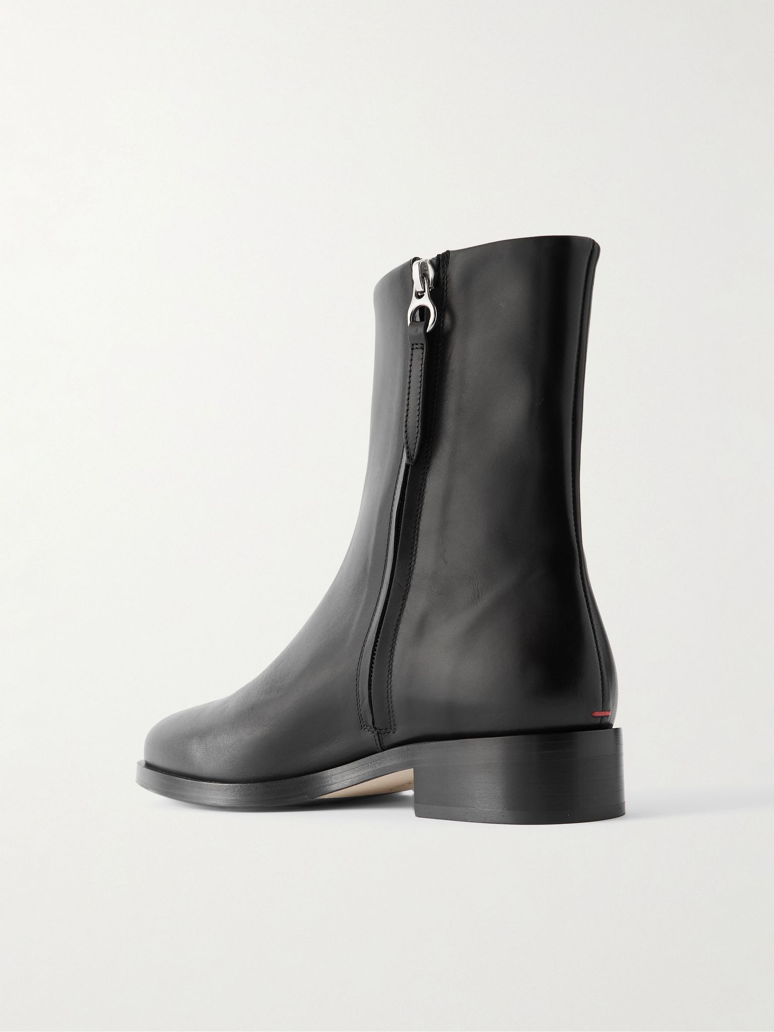Vincent leather ankle boots Black - 3