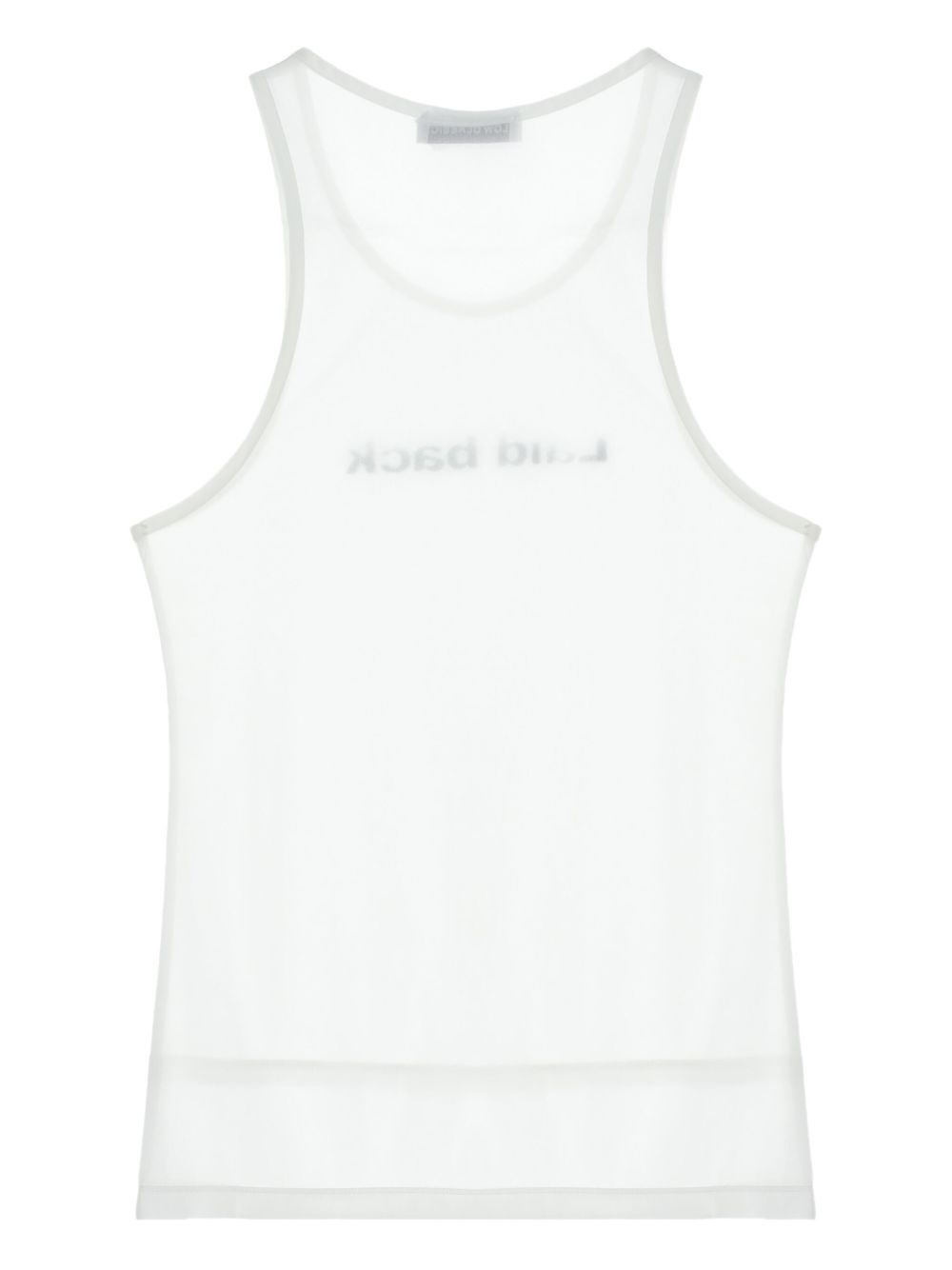 text-graphic tank top - 5
