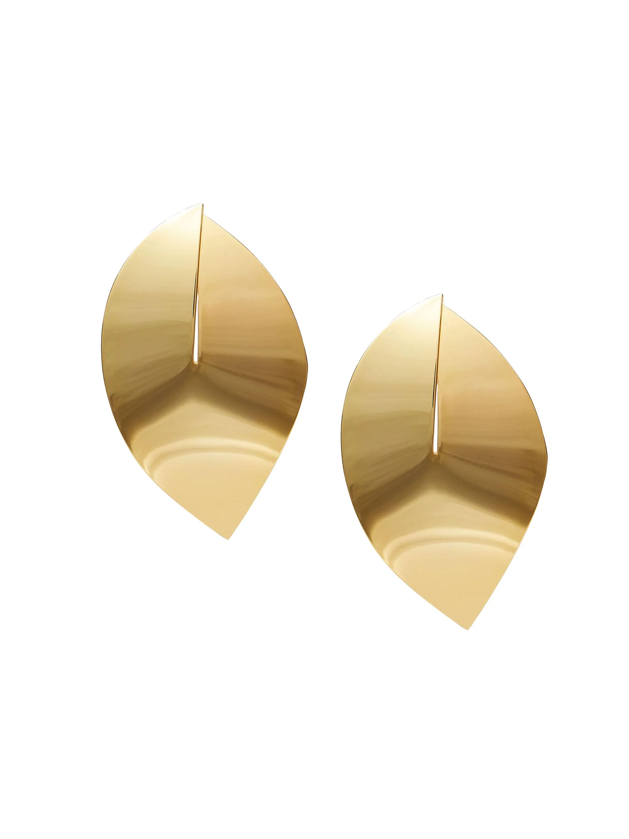 Women's Deco Feather 14K-Gold-Plated Earrings - Gold - 1
